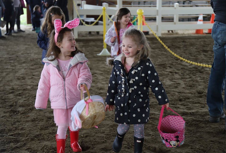 It's Easter fun on the farm at the Pegasus Farm Easter Egg Hunt. Photo courtesy of the farm