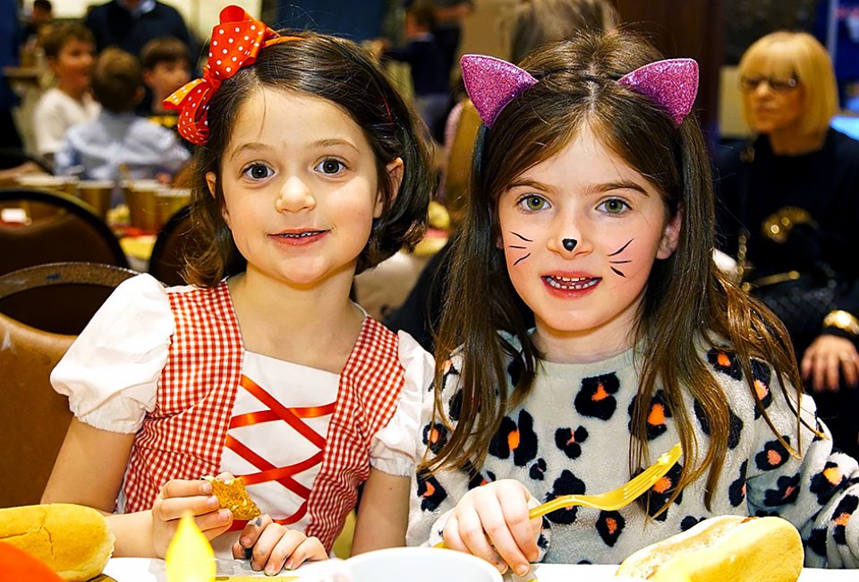 Celebrate Purim with singing, stories, crafts, and a carnival at  Congregation Emanu-El of Westchester. Photo courtesy of the congregation