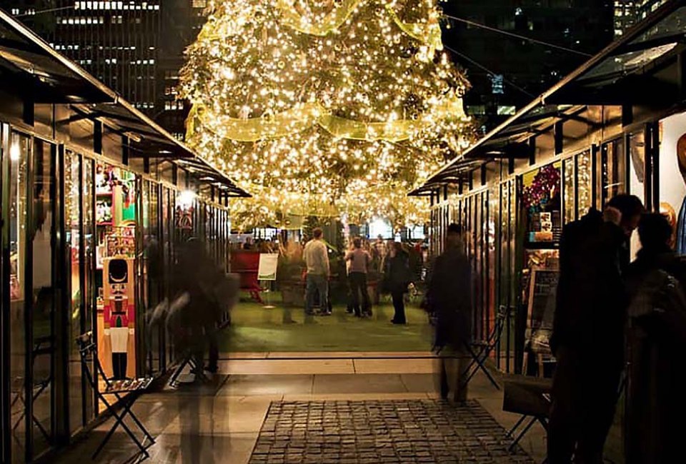 Stroll by the booths of the lovely White Plains Holiday Market. Photo courtesy of the market