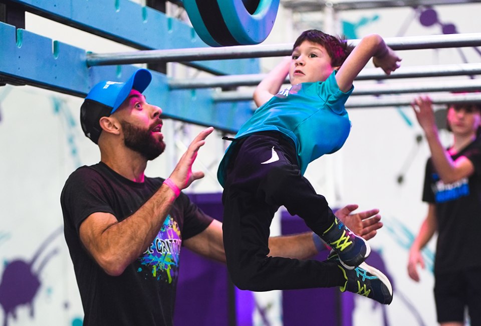 Your kids can try their hand at being a ninja warrior at Grit Ninja in Pleasantville.