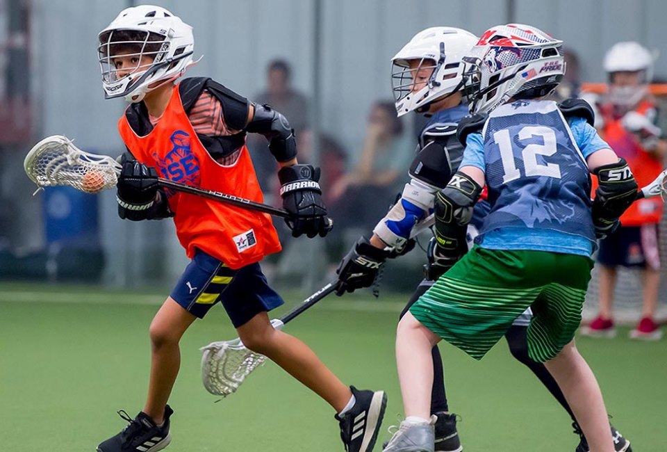 House of Sports' multisports camps include lacrosse instruction. Photo courtesy of the camp