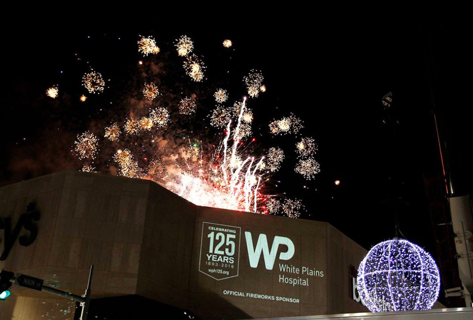 Ring in 2024 at the White Plains New Year's Eve Family Spectacular with fireworks and tons of fun. Photo courtesy of the event 