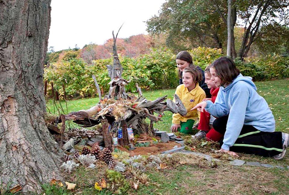 See if you can spy some elfin magic at work at Wee Faerie Village. Photo courtesy of The Florence Griswold Museum