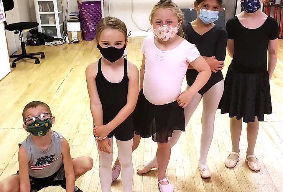 The Summer Intensive class at Westbrook Dance Academy, photo courtesy of the academy