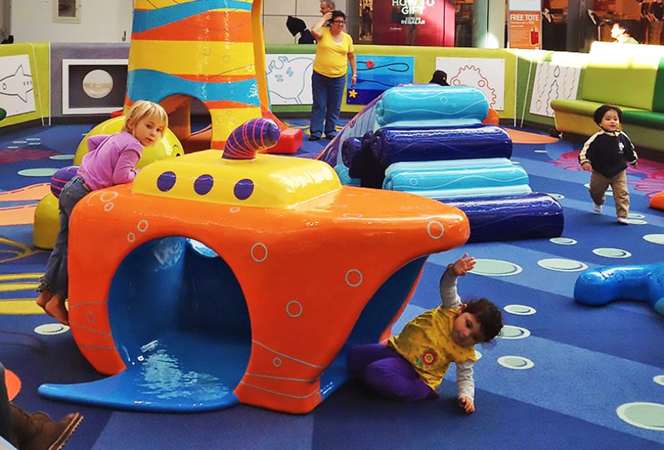 Westfield South Shore mall's family play space is an ideal pit stop when shopping with kids.