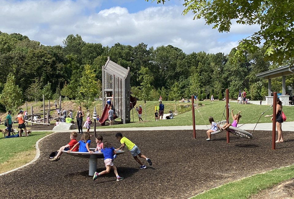 Westside Park will eventually be 280 acres, the largest park in Atlanta, with enough outdoor space for all families of shapes and sizes.