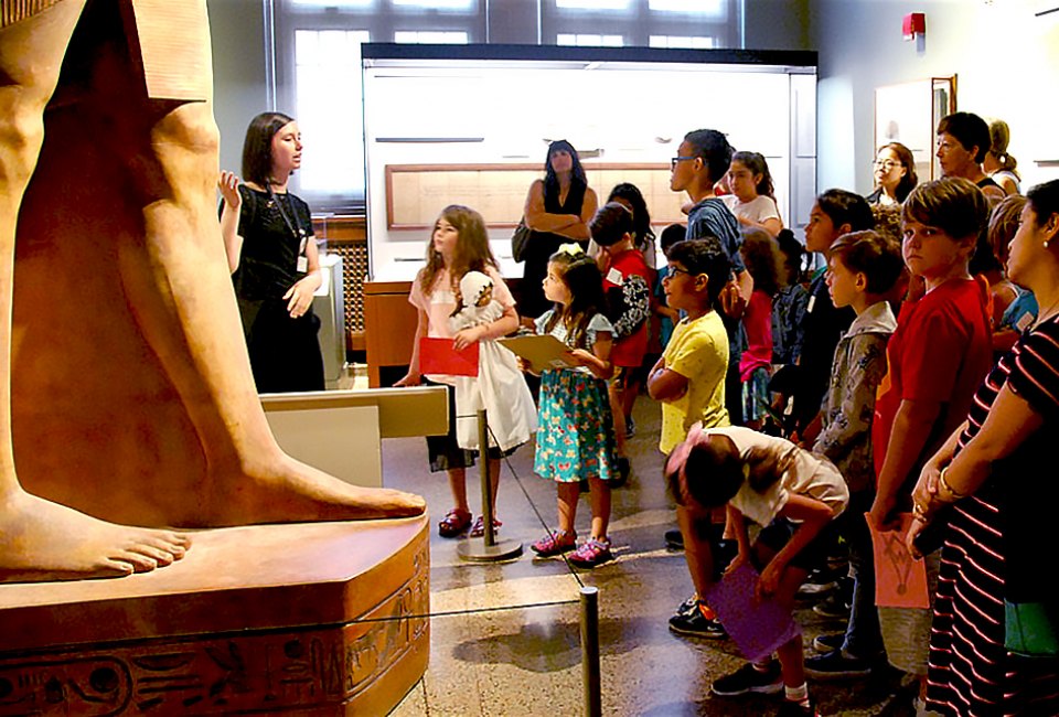 What makes King Tut so famous? Explore his life and the artifacts he left behind in the interactive, drop-in program What's Up King Tut. Photo courtesy of the museum