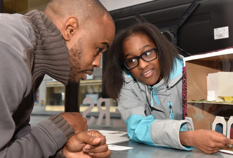 The Chicago Architecture Center hosts the special STEM festival Girls Build! Day designed just for girls ages 11-17. Photo courtesy of the center