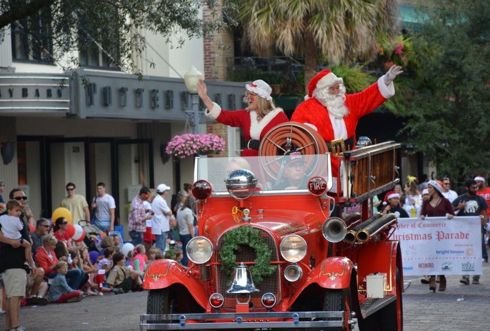 Winter Park ushers in the season on Saturday. Enjoy other parades in the area, too. Photo courtesy of the City of Winter Park 