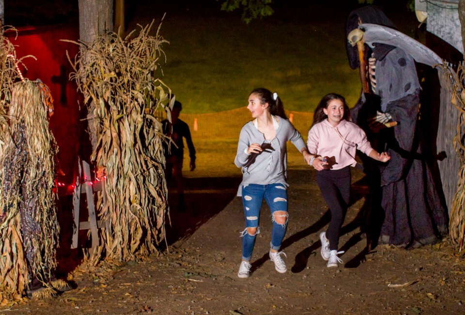 Witch's Woods is open for haunted outdoor fun. Photo courtesy of Nashoba Valley Ski Area