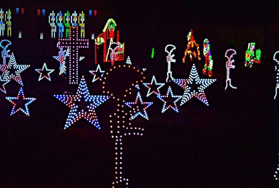 Enjoy the Winter Wonderlights Spectacular from the safety of your car. Photo by Kaylynn Ebner