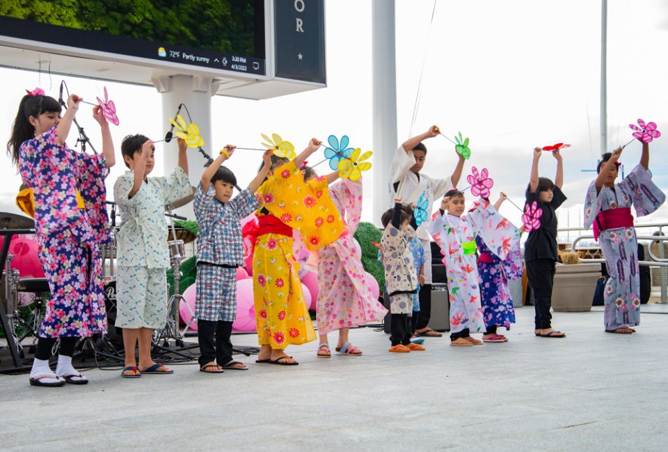 See live performances at the Sakura Sunday Festival. Photo courtesy of the event